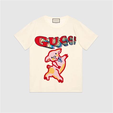 gucci year of the pig shirt|gucci flying pig.